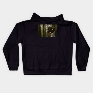 Monty on Mount Mitchell Kids Hoodie